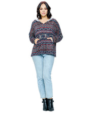 Hooded Top Elephant Print