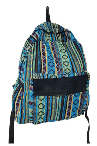 Gheri Backpack Multi Color Striped Design