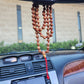 Wood Bead Knotted Mala