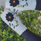Handmade Crochet Fingerless Floral Gloves