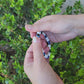 Evil Eye Beaded Bracelet White Blue