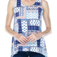 Top Patchwork Print Stretchy Sleeveless