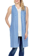 Cardigan Tiered Wave Fabric