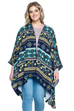 Wrap Tribal Print Loose Fit