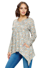 Top Floral Sharkbite Pockets