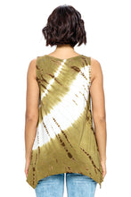 Tank Top Boho Tie Dye Lace