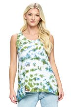 Tank Top Groovy Boho Tie Dye
