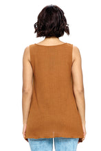 Tank Top Casual Waffle Knit