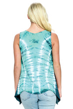 Tank Top Groovy Tie Dye Patchwork
