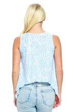 Crop Top Playful Zebra Print