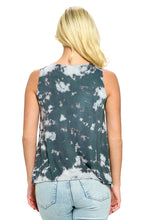 Tank Top Boho Tie Dye Lace