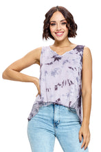 Tank Top Boho Tie Dye Lace