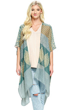Kimono Wrap Boho Striped Floral