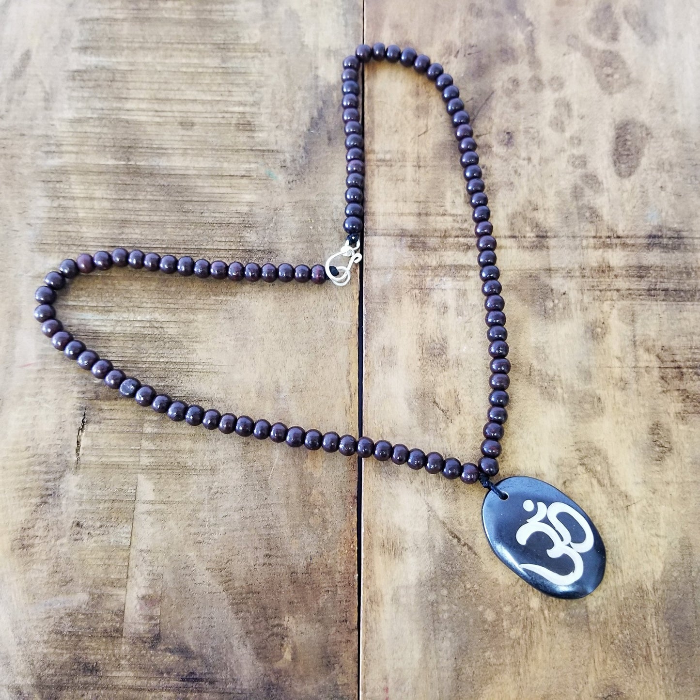 Accessories | Mala | Om Necklace Rose Wood