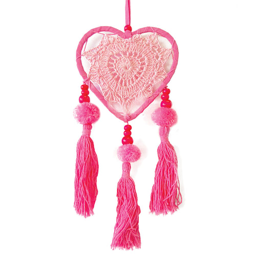 Dream Catcher Pink Heart