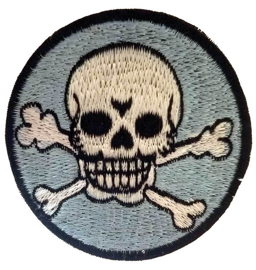 Skull Embroidery Patch