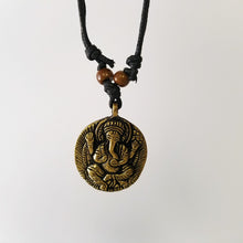 Accessories | Mala | Brass Ganesh Necklace Adjustable Cord
