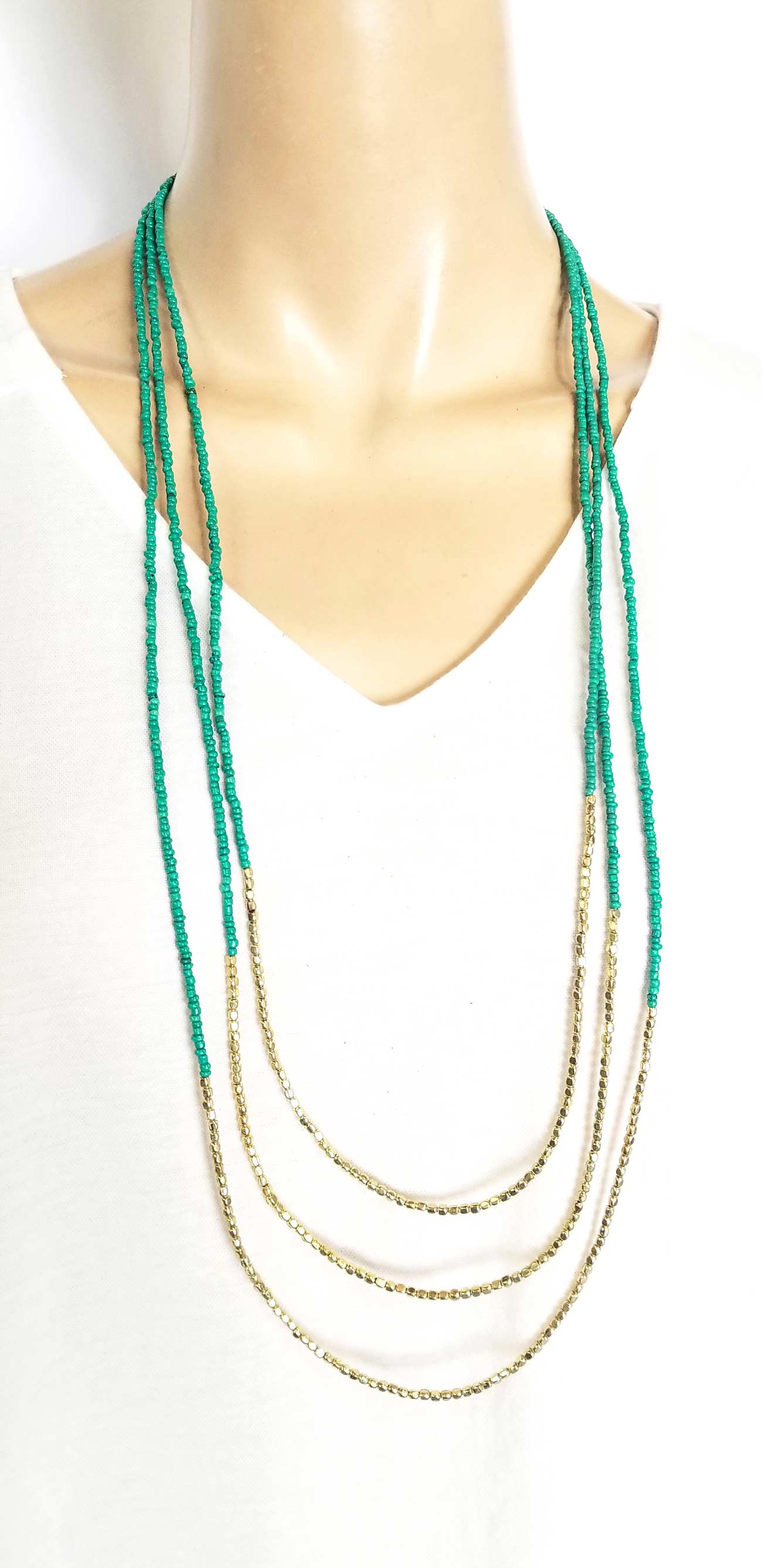 Accessories | Mala | Beaded Necklace Three Layers