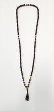 Beaded Tassel Mala Tiger's Eye