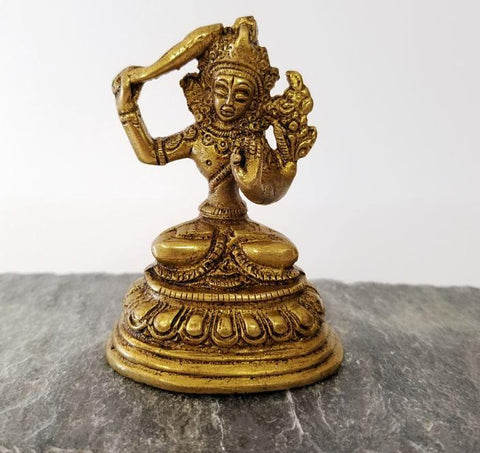  Statue | Home Decoration | Manjusri Statue | Brass Manjusri