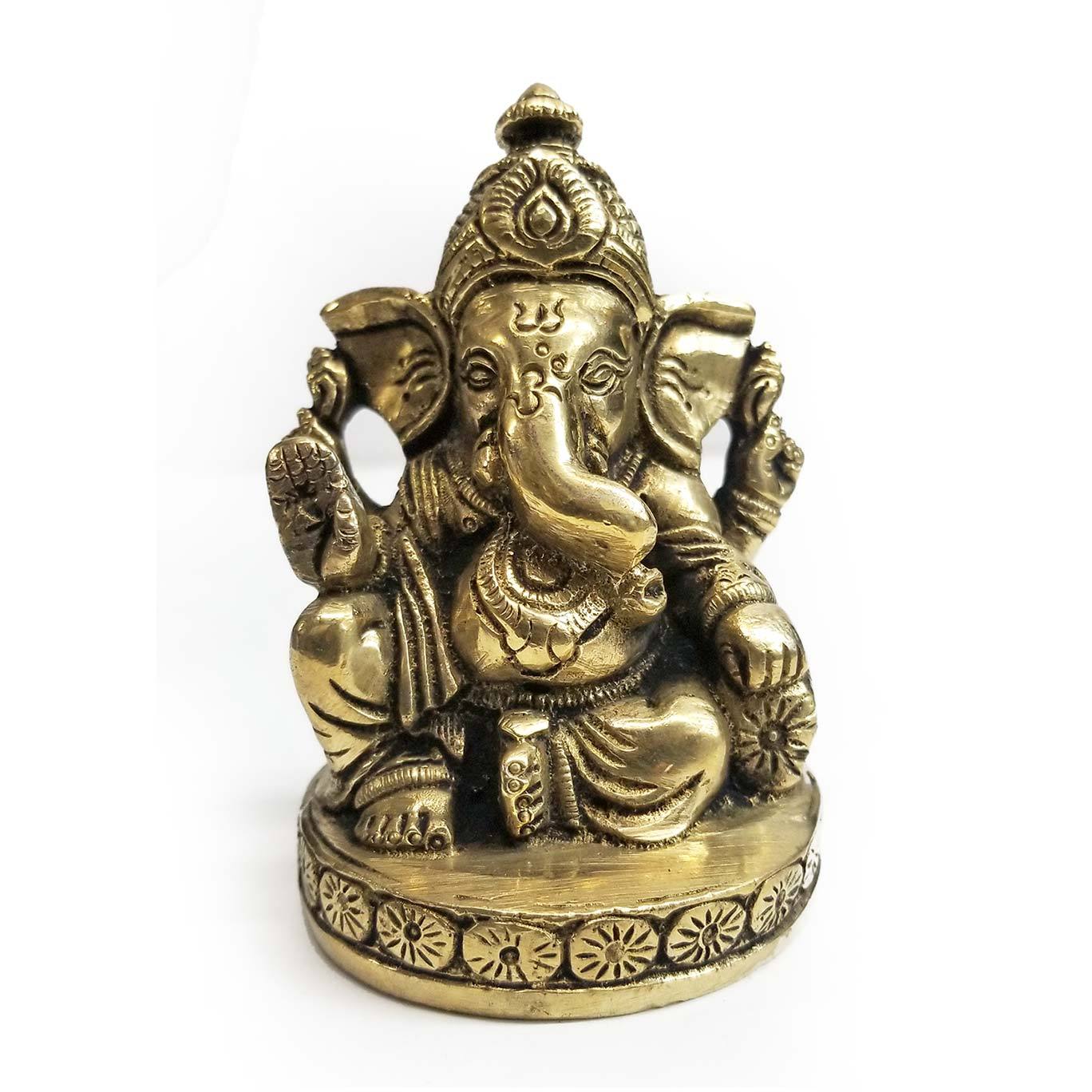 Statue | Home Decoration | Ganesh statue | Brass Sitting Ganesh
