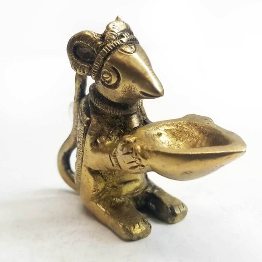  Statue | Home Decoration | Mongoose Statue | Brass Mongoose