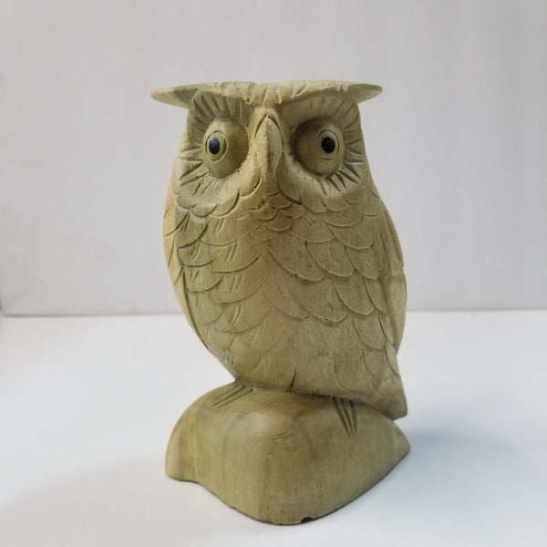  Statue | Home Decoration | Owl Carved Wooden Statue