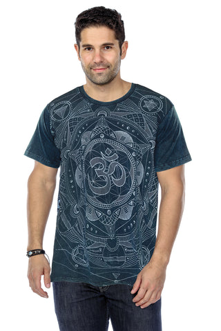 Om Mantra T-Shirt Mandala Print
