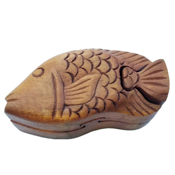 Fish Puzzle Wooden Box