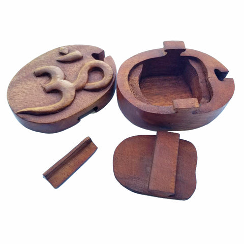 Om Puzzle Wooden Box